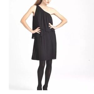 Michael Kors one Shoulder Black Dress